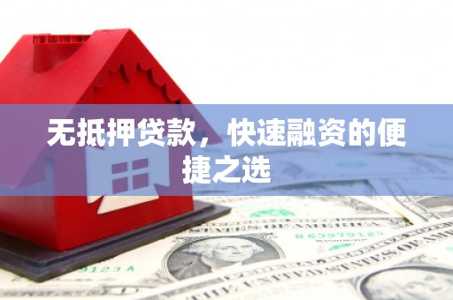 集美无抵押贷款，快速融资的便捷之选