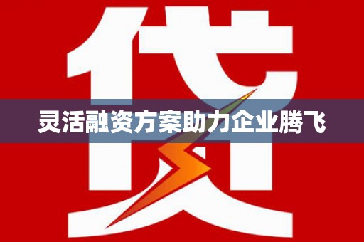 天津灵活融资方案助力企业腾飞