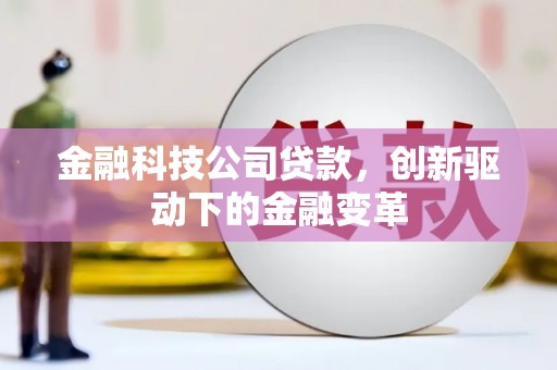 勐海金融科技公司贷款，创新驱动下的金融变革