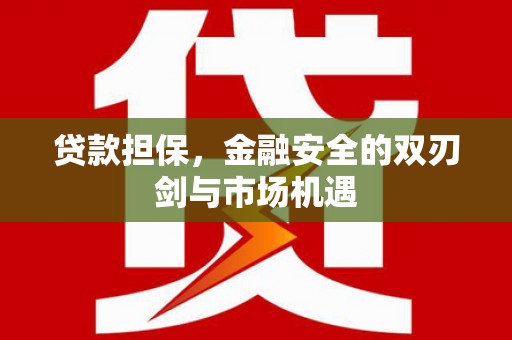 进贤贷款担保，金融安全的双刃剑与市场机遇