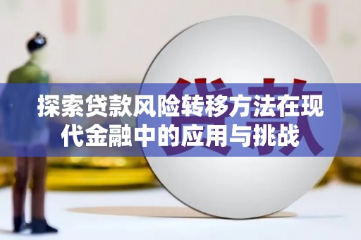湖西探索贷款风险转移方法在现代金融中的应用与挑战