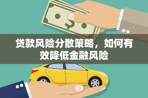 上林贷款风险分散策略，如何有效降低金融风险