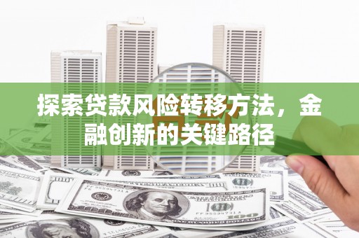 利州探索贷款风险转移方法，金融创新的关键路径