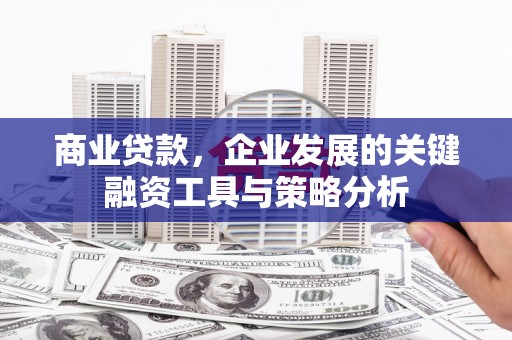 长顺商业贷款，企业发展的关键融资工具与策略分析