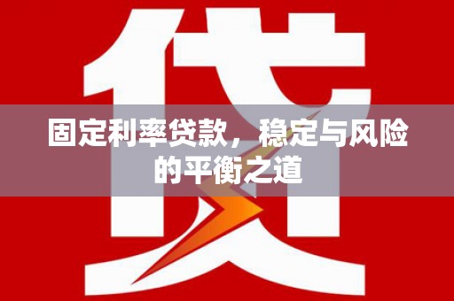 达日固定利率贷款，稳定与风险的平衡之道